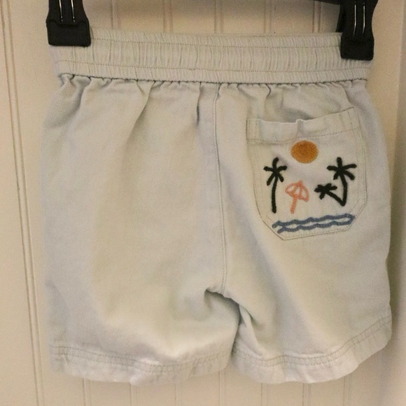 Louise Misha Toddler Shorts- Bermuda Obiki (Light Blue) - Picture 2 of 6
